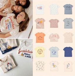 EnkeliBB SS Fashion Children Short Sleeve T Shirt Cartoon Pattern Lovely Stylish Boys Girl Tshirts Tops TC Kids Clothes 2204184645817