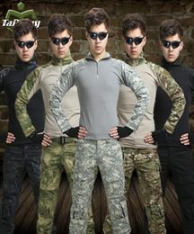 11 Colours hunting clothing airsoft camouflage suit military unfirom paintball equipment military clothing combat shirt uniform6810171