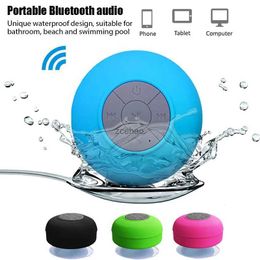 Bookshelf Speakers Bathroom Waterproof Wireless Bluetooth Speaker Large suction cup Mini Portable Sound Box Outdoor Sports Stereo Soundbar