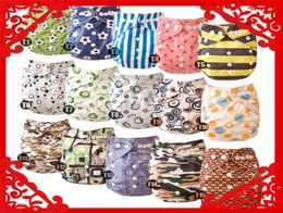 WholeChristmas Lovely Mimibaby baby cloth diaper printed Colour nappy 15 pcslot 7505704