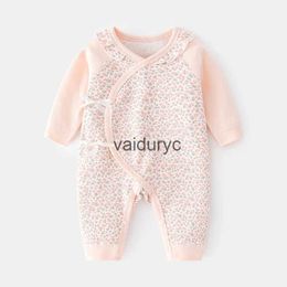 풀오버 Lawadka 0-6m Spring Autumn Infant Girls Romper 신생아 베이비 프린트 점프 슈트 의류 0 ~ 3 개월 2022 New H240508