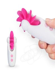 7 Speeds Rotation Oral Sex Tongue Licking Toy Female Masturbation Clitoris Vibrator Silicone Rolling Breast Sex Toys For Women Y182540519