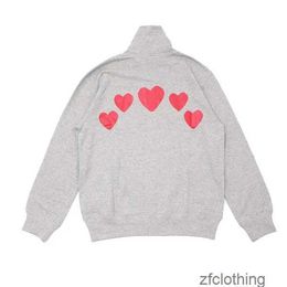 play Embroidered CDG Hoodie Designer Eye Popular Commes Des Fashion Brand Star Same Cotton Large Red Heart Sweater Long Coupl Bowling Sport RYKJ