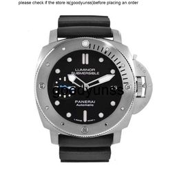 paneris watch Famous Watch Luxury Paneraii Wristwatches Mens Stealth Series 42mm Automatic Mechanical Pam00682 Stainless Steel Waterproof High Quality Watches