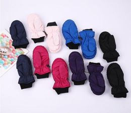 Hair Accessories 1 Pairs Toddler Kids Baby Boys Girls Mittens Ski Gloves Waterproof Winter Warm Skiing Snow Children039s9049015