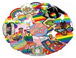 50PCS Gay stickers pack PVC Vinyl graffiti Decal Stickers No Repeat for Laptop Water Bottle Bike Guitar Luggage Phone Computer Ska4970650