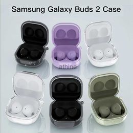 Cell Phone Cases Clear Protective Case for Samsung Galaxy Buds 2 Live Glitter Silicone Earphone Case for Galaxy Buds Live/Buds 2 Pro Case Cover YQ240117