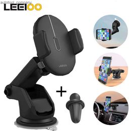 New Locking Adjustable Automatically Phone Holder Mount Windshield Co-pilot Universal Car Phone Bracket Auto Interior Accessories