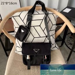 Crossbody Bags Luxury Men Briefcases Brand Nylon Messenger Envelope Bag Fashion Purses Single Shoulder With Triangle