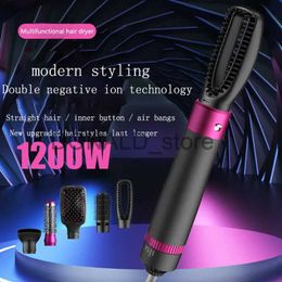 Electric Hair Dryer 5 in 1 Hair Dryer One-Step Hot Air Brush Hot Air Comb Curling Iron Hair Straightener Styling Tools Household Blow Dryer Brush J240117