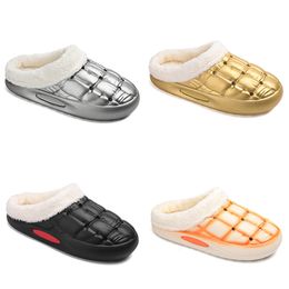 classic fleece thickened warm home cotton slippers men women gold white silver green black mens womens fashion outdoor sneakers
