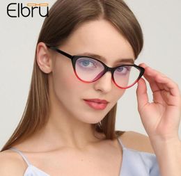 Fashion Sunglasses Frames Elbru Vintage Cat Eye Glasses Frame Men Women Optical Eyewear Ultralight Student Plain Spectacles For Ma5410603