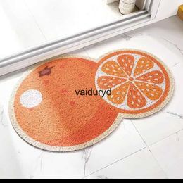 Carpets New Fruit Scraping Dust Door Entrance Mat Hallway Kitchen Bath Non-slip Rug Dust Removal Carpet Wire Loop Foot Pad Doormatvaiduryd