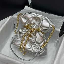 Women Cosmetic Bag Mini Cute Lucky Bag Luxury Designer Crossbody Bag Diamond Lattice Leather Handbag Clutch Vintage Shopping Card Holder Suitcase Pochette 18CM