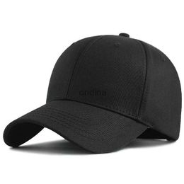 Ball Caps Men Women Oversize XXL Baseball Caps Adjustable Dad Hats for Big Heads 22-25.5 Extra Large Low Profile Golf Hats 10 Colours YQ240117