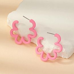 Dangle Earrings In For Women Cute Hoop Pink Fashion Jewelry Accessories