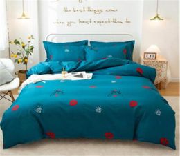 New sleek minimalist Child adult bedding set of four aloe vera cotton chemical Fibre comfortable printing bedding four sets7609673