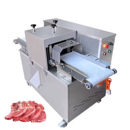 Automatic Small Meat Strips Slicing Cutting Machine Beef Pork Meat Chicken Breast Jerky Frozen Fresh Meat Slicer