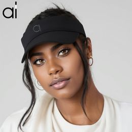 Al Yoga Cap faszinieren Visor Tennis Running Golf Baseball Mann und Frauen Urlaub Freizeit Strand Sonnenschutzhut Training Entenzunge Hüte mit Stickerei