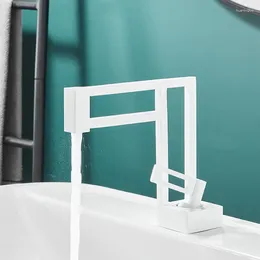 Bathroom Sink Faucets Modern Basin Square Vessel Unique Design Mixer Single Handle Deck Mount Cold Water Tap