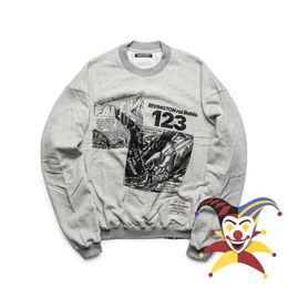 Men's Hoodies Sweatshirts Gray RRR123 Sweatshirts Men Women 1 1 Top Quality Vintage Comic Print RRR 123 Crewneck Hoodieyolq