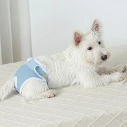 Dog Apparel Female Diapers Breathable Mesh Design Leak-Proof Water-absorbed Pet Menstrual Pants For Heat Incontinence