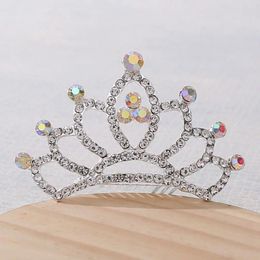 Hair Accessories Adorable Sweet Fairy Alloy Tiara Headwear Po Props Crown Accessory Kids Hairpin Children Clip Girl Comb