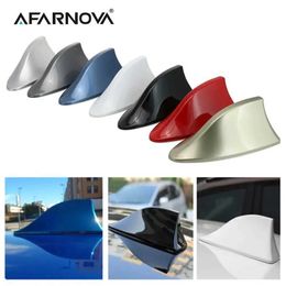 New Car Radio Shark Fin Car Shark Antenna Radio FM Signal for All Cars Aerials Antenna Car Styling Car Exterior Tail with Hole