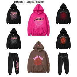 Spider hoodies pink spider hoodie Young Thug sp5der tracksuit 55555 men women web jacket Sweatshirt Spiders 555 lpm us size S-XL FZXK