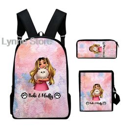 Bags 2022 New Rebekah Wing Merch Beki Backpacks School Bags Boys Girls Teenage Students Cartoon Laptop Sports Travel Bags