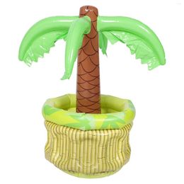 Garden Decorations Inflatable Palm Tree Ice Bucket Beverage Cooler Cube Summer Party Supplies