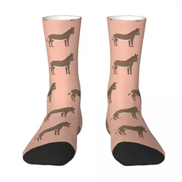 Men's Socks All Seasons Crew Stockings Donkeys Around Harajuku Casual Hip Hop Long Accessories For Men Women Gifts