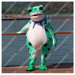 Adult size Green Frog Mascot Costumes Cartoon Character Outfit Suit Carnival Adults Size Halloween Christmas Party Carnival Dress suits