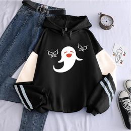 Capris Harajuku Open World Adventure Game Genshin Impact Hu Tao Kawaii Cartoon Women Hoodies Aesthetic Streetwear Men Winter Sweatshirt