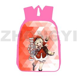 Bags New Game 3D Genshin Impact Backpacks Anime Cute Kid School Bags Harajuku Men Bookbag Travel Cartoon Canvas Student Japanese Bag