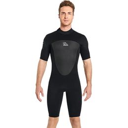 Wear New 2MM Neoprene Clothing Men's Wetsuit Shortsleeved Onepiece Thickened Warm Swimwear Women Snorkelling And Surfing Diving Suit