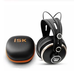 Headphones Original ISK HD9999 Pro HD Monitor Headphones Fully enclosed Monitoring Earphone DJ/Audio/Mixing/Recording Studio Headset