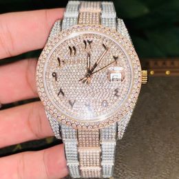 Diamond Watch Designer Watches For Mens Automatic Mechanical Movement Waterproof Bracelet Sapphire Business Stainless Steel 41mm Wristwatch Montre de Luxe
