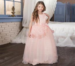 Girl039s Dresses Long Kids Evening For Girls Clothing Party Wear Wedding Birthday Summer Clothes Teens Children 5 8 10 12 14T5080705