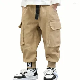 Trousers Boys Cargo Pants 2024 Est Spring Autumn For Children Teenage Kids Clothes 6 8 10 12 14