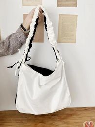 Waist Bags Foufurieux Canvas Shopping Bag High Capacity Women's Crossbody Female Reusable Casual Lightweight Shopper Shoulder Handbags