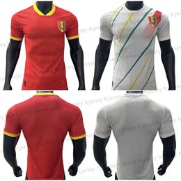 24 25 Guinea National Team Player Soccer Jersey Guins Camano Kante Traore White Red 2024 2025 Football Shirt Uniforms Guinee maillot de foot kits camiseta futbol fans