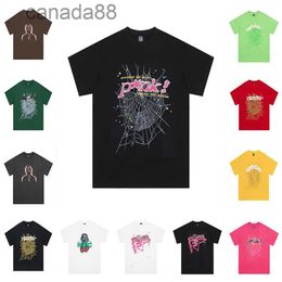 Sp5der Young Thug 555555 Men Women Hoodie High Quality Shirt Foam Print Spider Web Graphic Pink Sweatshirts Y2k T-shirt Pullovers Us Size S-xl GYCT