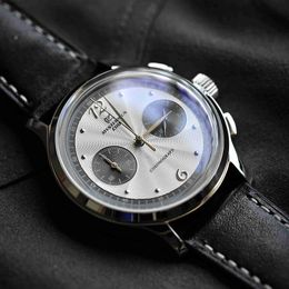 Other Watches MYSTERYCODE Homage for Men Japan VK64 Chronograph Clock luxury waterproof 5Bar 316L Stainless Steel vintage Men es Q240118