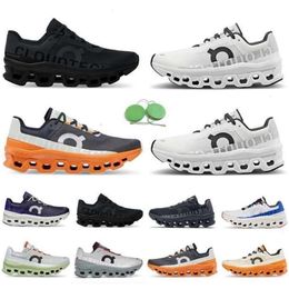 2024 new High quality on Cloudmonster Mens Running Shoes All Lumos Black White Eclipse Fawn Turmeric Frost Cobalt Surf Acai Purple Meadow Green Trainers Sports Sport