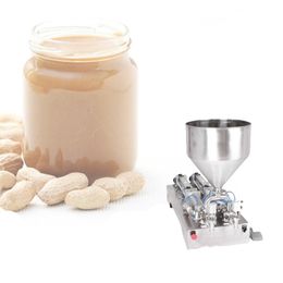 pneumatic bottle sauce cosmetic cream piston filler manual peanut butter tomato semi-automatic liquid paste filling machine