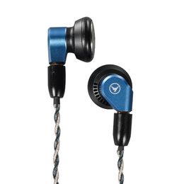 Headphones Yincrow Calf Metal HIFI FlatHead Earphone 14.6mm Dynamic Drive Earbud Detachable MMCX Music IEM 3.5mm/4.4mm Optional YD30 EB2S