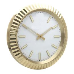 Orologio a forma di orologio in metallo con caratteristiche luminose con orologi artistici con meccanismo silenzioso