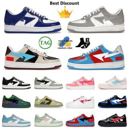 Top Fashion Skate Low Sk8 Sta Mens Women Designer Casual Shoes Bapestar Black White Shark Camo Pink Plate-forme Bapestasity Sports Sneakers Trainers