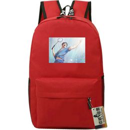 Ryo Mizushima backpack Love All Play day pack Badminton Anime school bag Cartoon Print rucksack Sport schoolbag Outdoor daypack